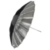Сребрист отражателен чадър Fibro 180 см